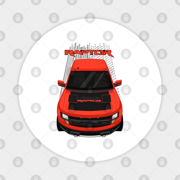 Ford F150 SVT Raptor 2010-2014 - Orange and Black Magnet by V8social